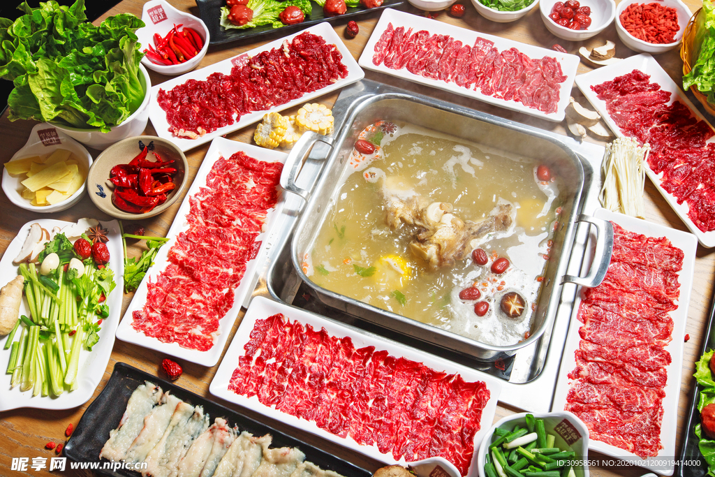 涮牛肉 涮菜 火锅 火锅涮菜