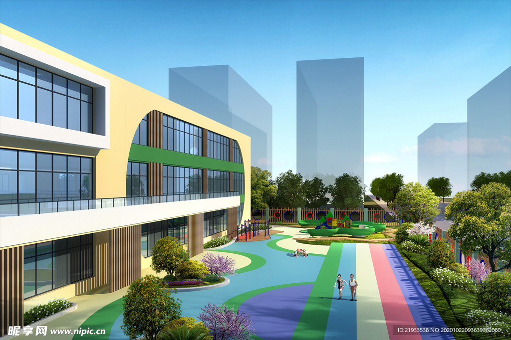 小学幼儿园建筑外观设计案例