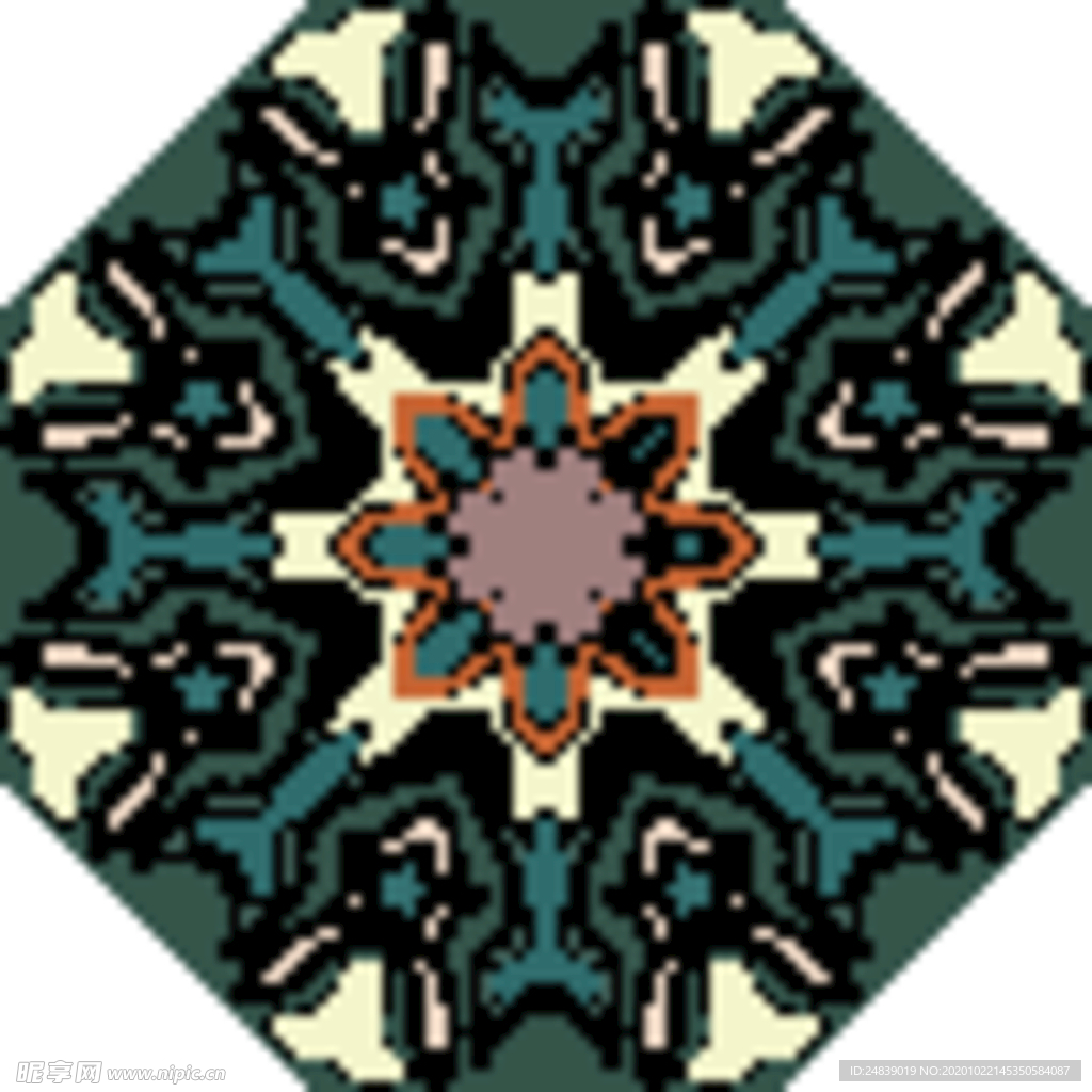 古典少数民族花纹底纹矢量