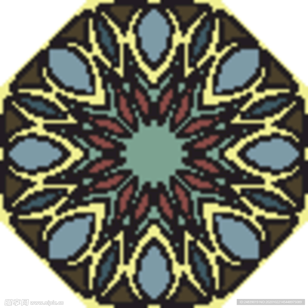 古典少数民族花纹底纹矢量