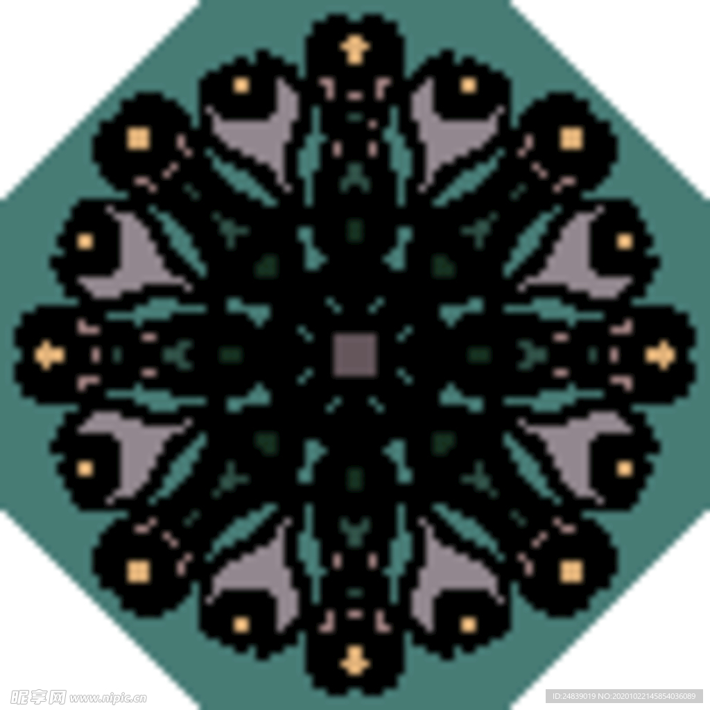 古典少数民族花纹底纹矢量