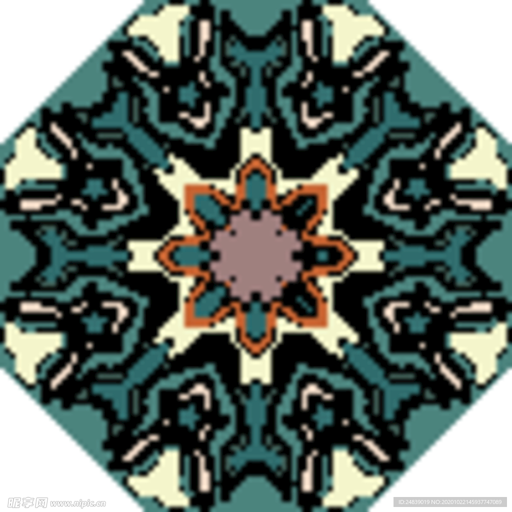 古典少数民族花纹底纹矢量