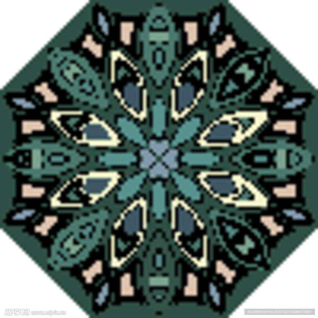 古典少数民族花纹底纹矢量