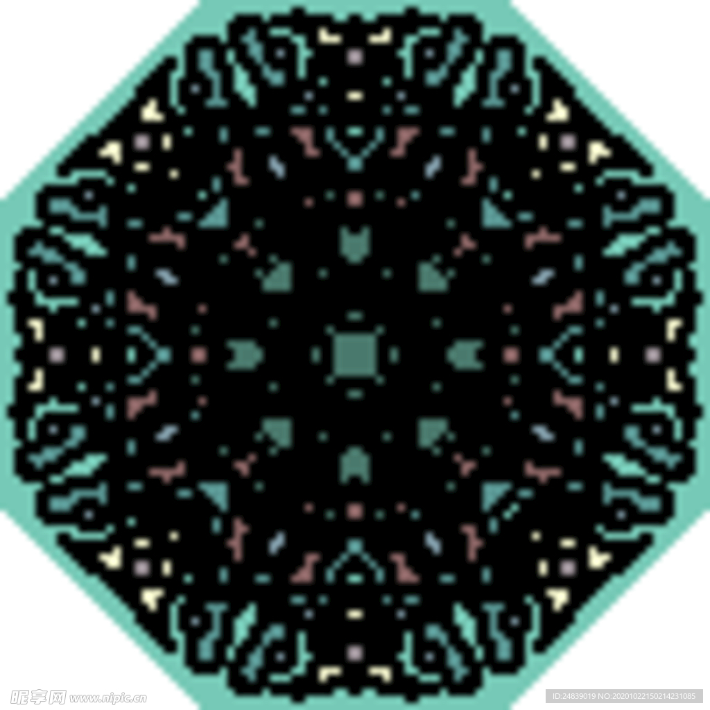 古典少数民族花纹底纹矢量