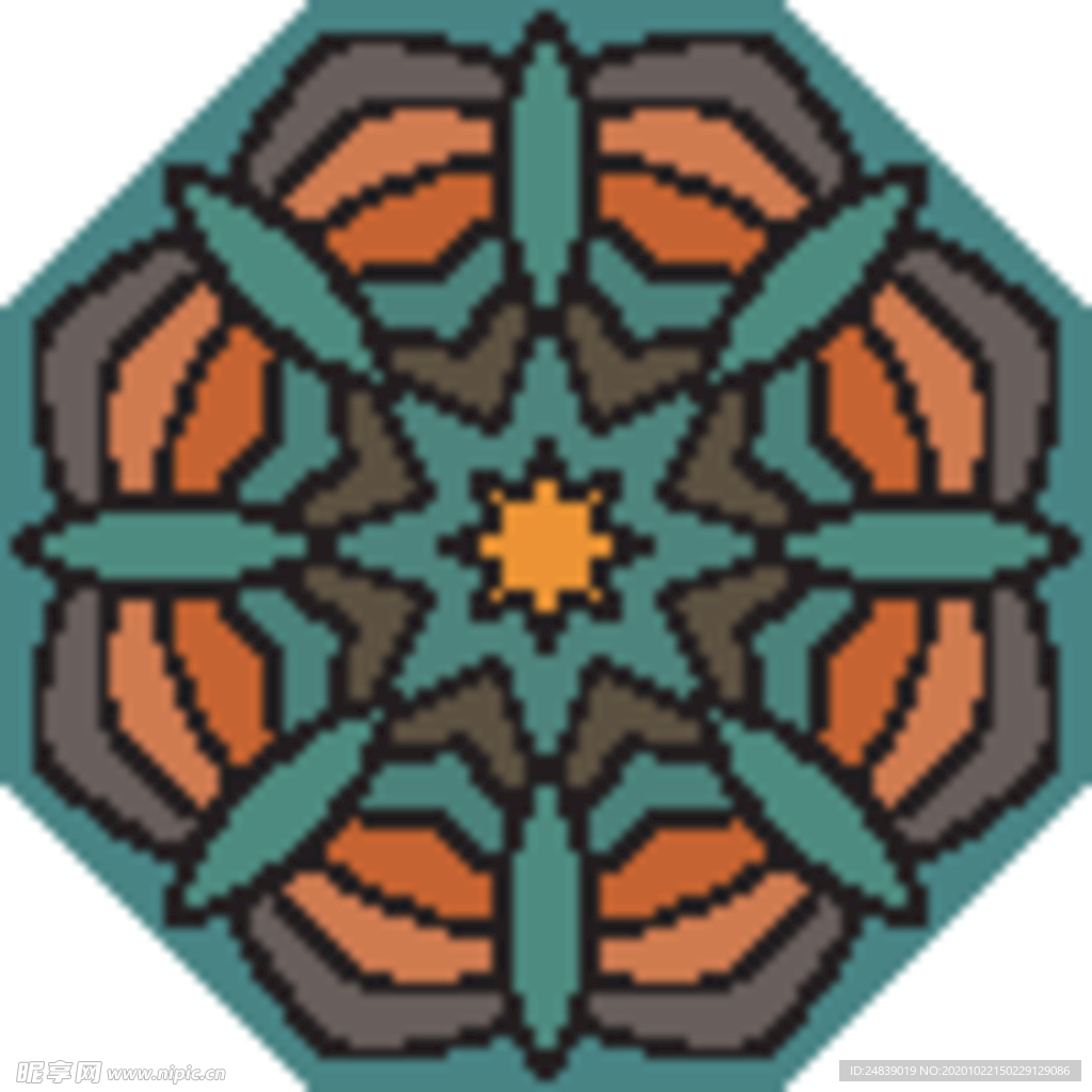 古典少数民族花纹底纹矢量