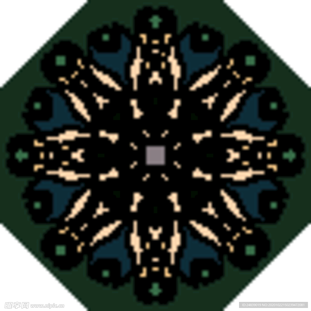 古典少数民族花纹底纹矢量