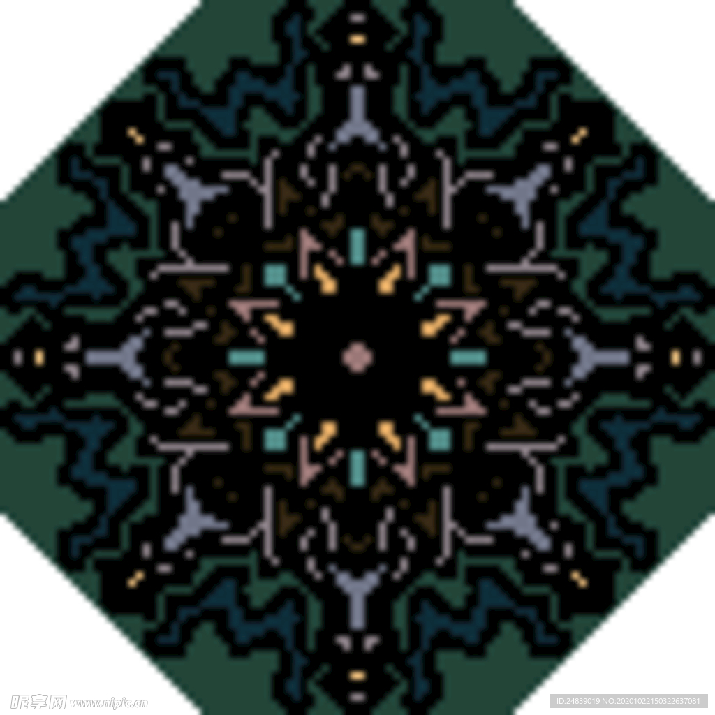 古典少数民族花纹底纹矢量