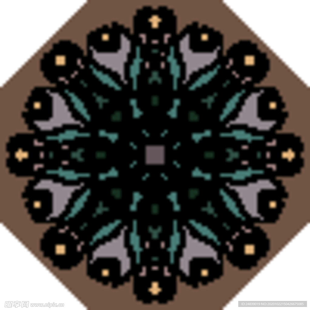 古典少数民族花纹底纹矢量