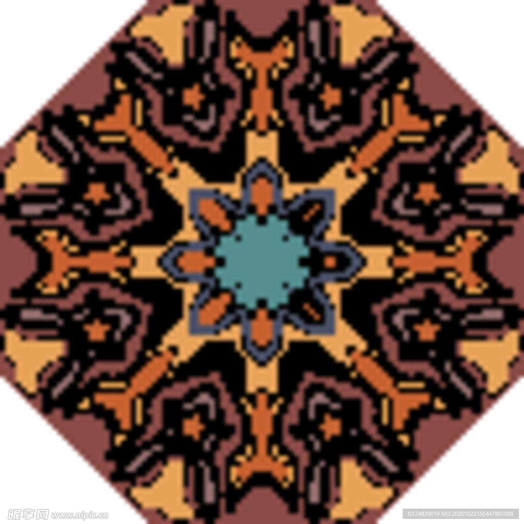 古典少数民族花纹底纹矢量