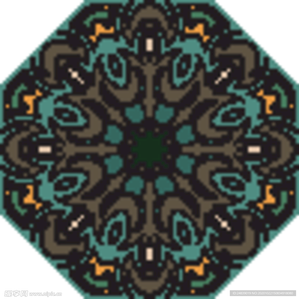 古典少数民族花纹底纹矢量