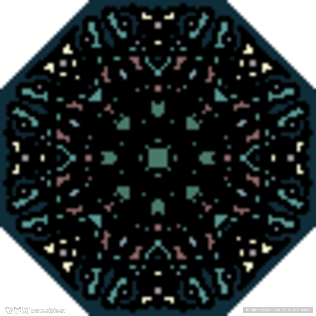 古典少数民族花纹底纹矢量