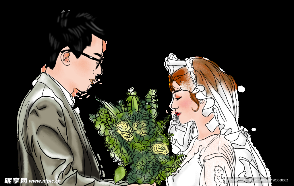 人物生活场景卡通插画