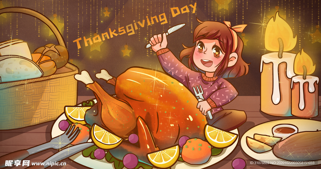 人物生活场景卡通插画