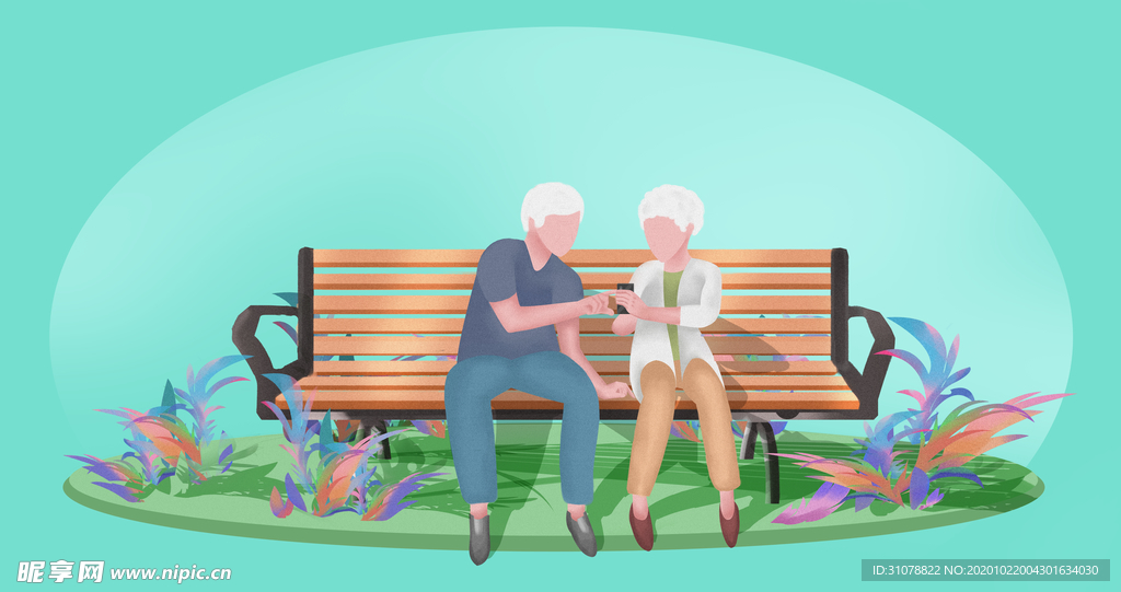 人物生活场景卡通插画