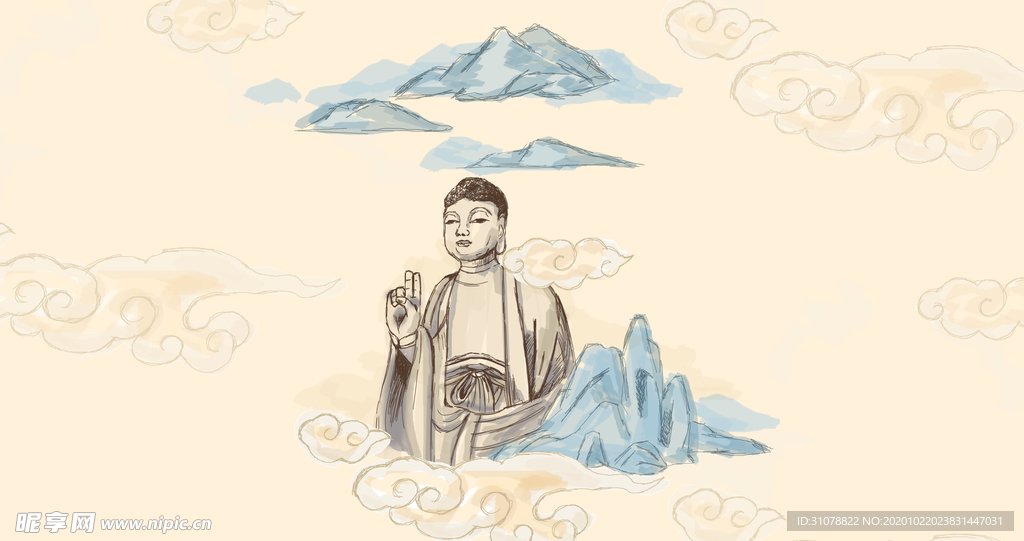 卡通创意人物配图插画