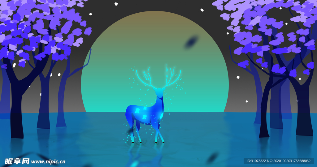 卡通创意配图插画