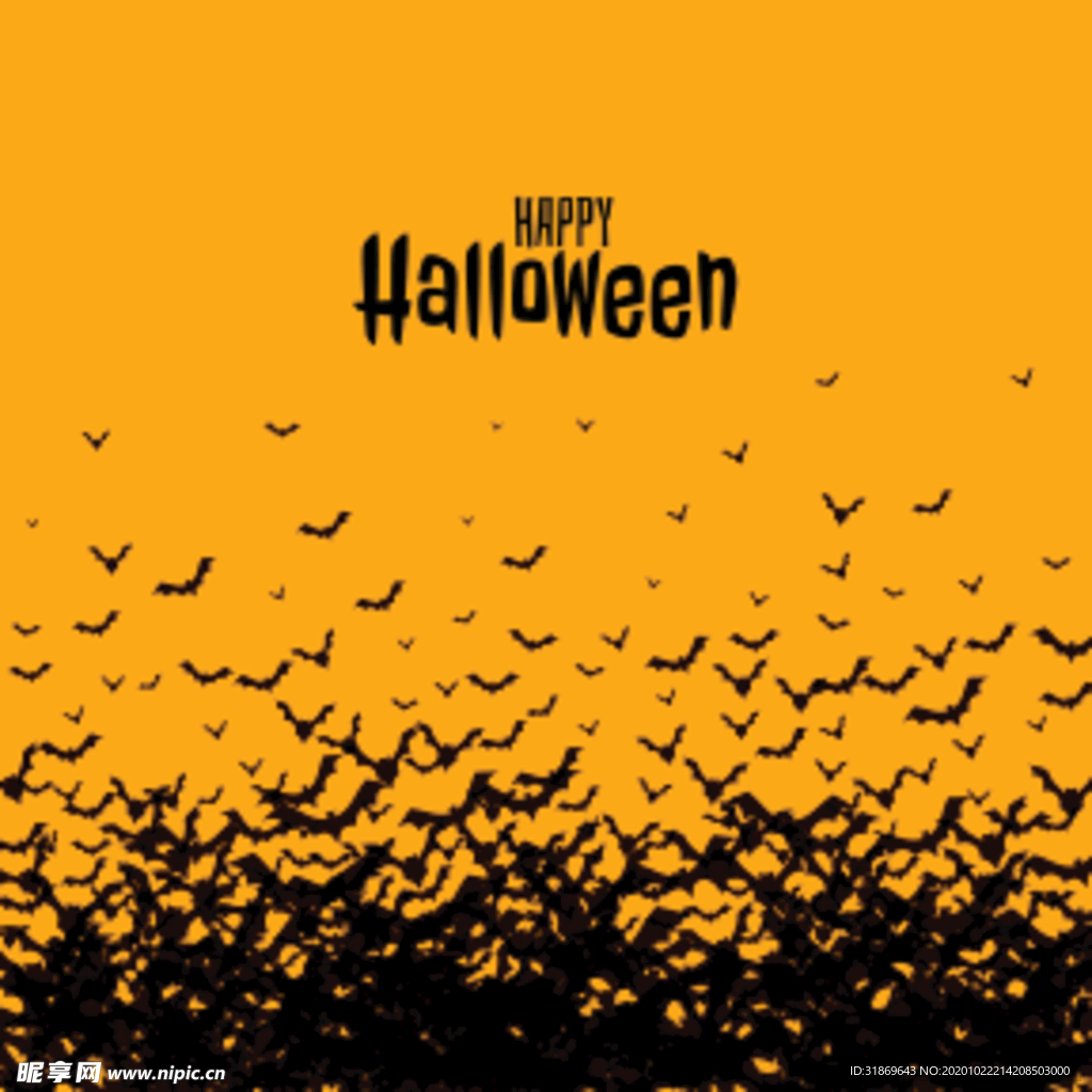 万圣节 鬼怪 蝙蝠