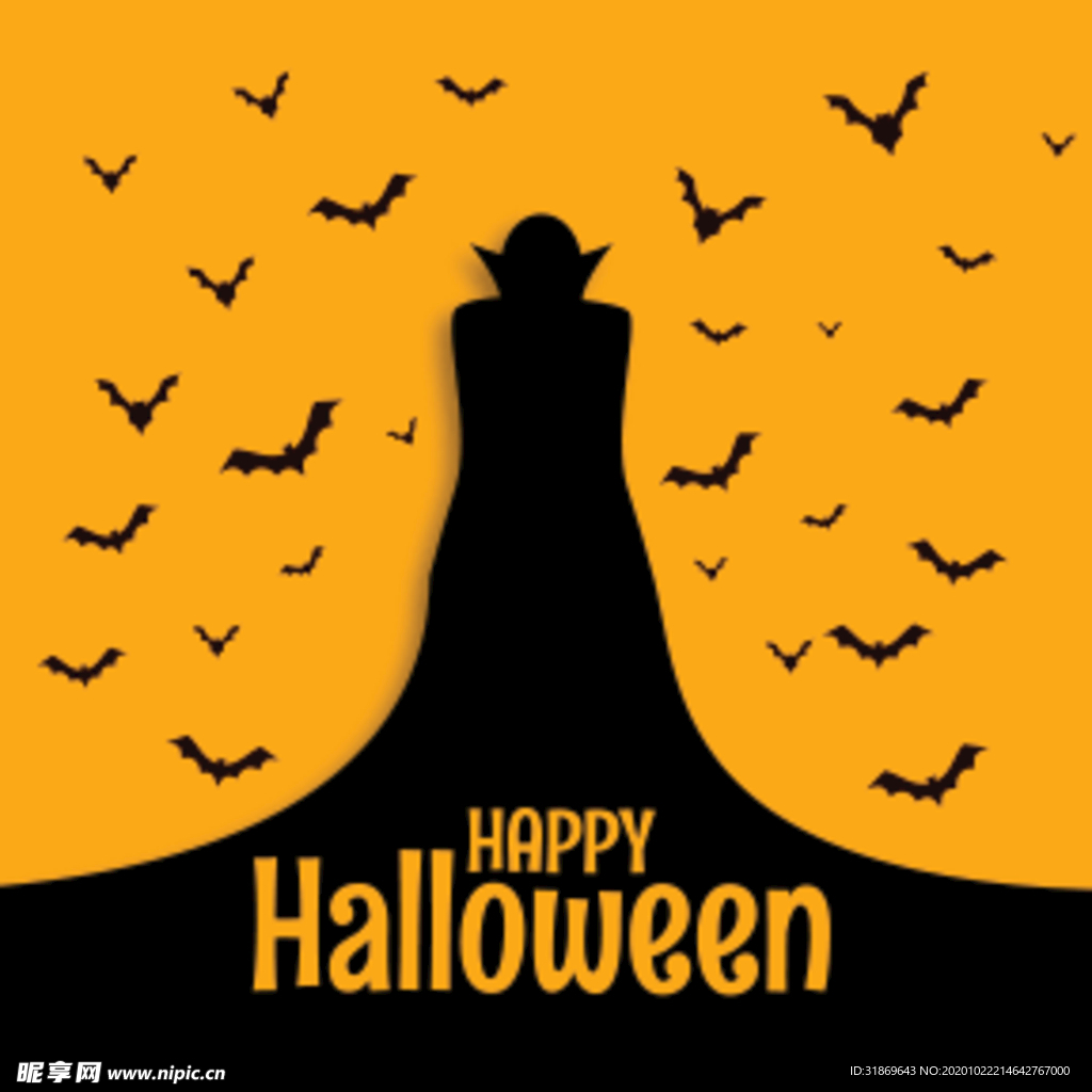 万圣节 鬼怪 蝙蝠