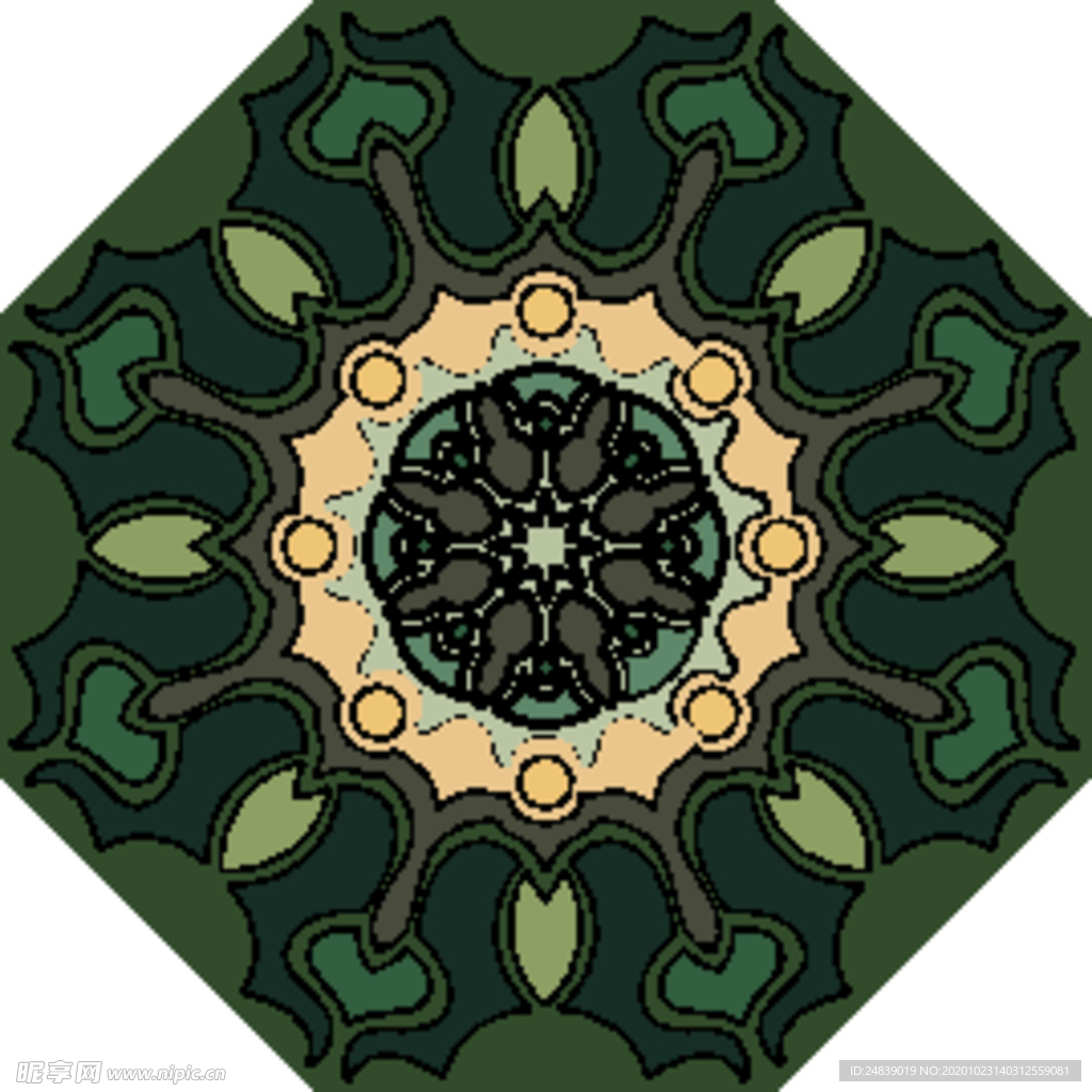 古典少数民族花纹底纹矢量