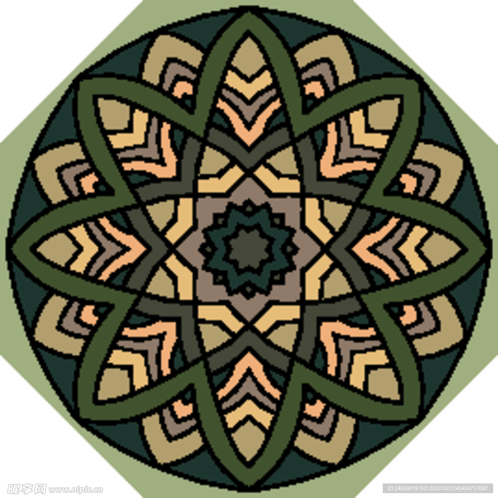 宫廷花纹 花纹 底纹 纹理 纹