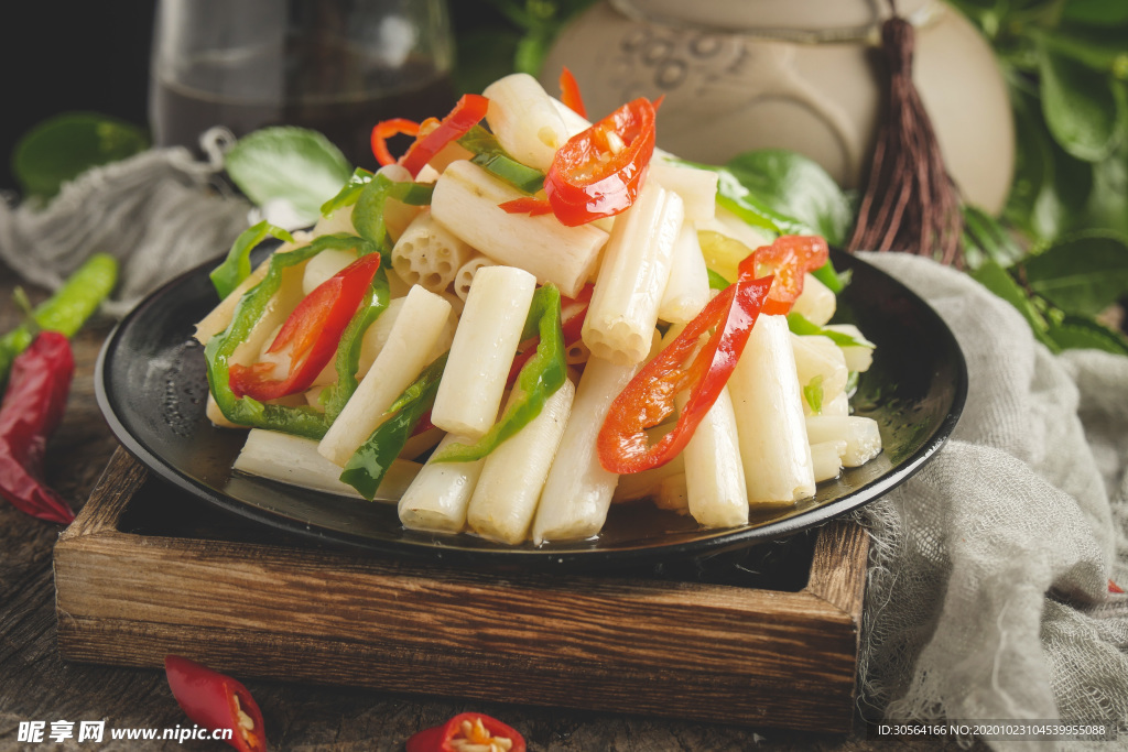 莲藕萝卜食材背景海报素材