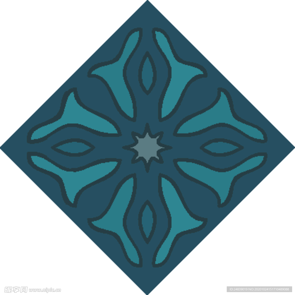 古典少数民族花纹底纹矢量