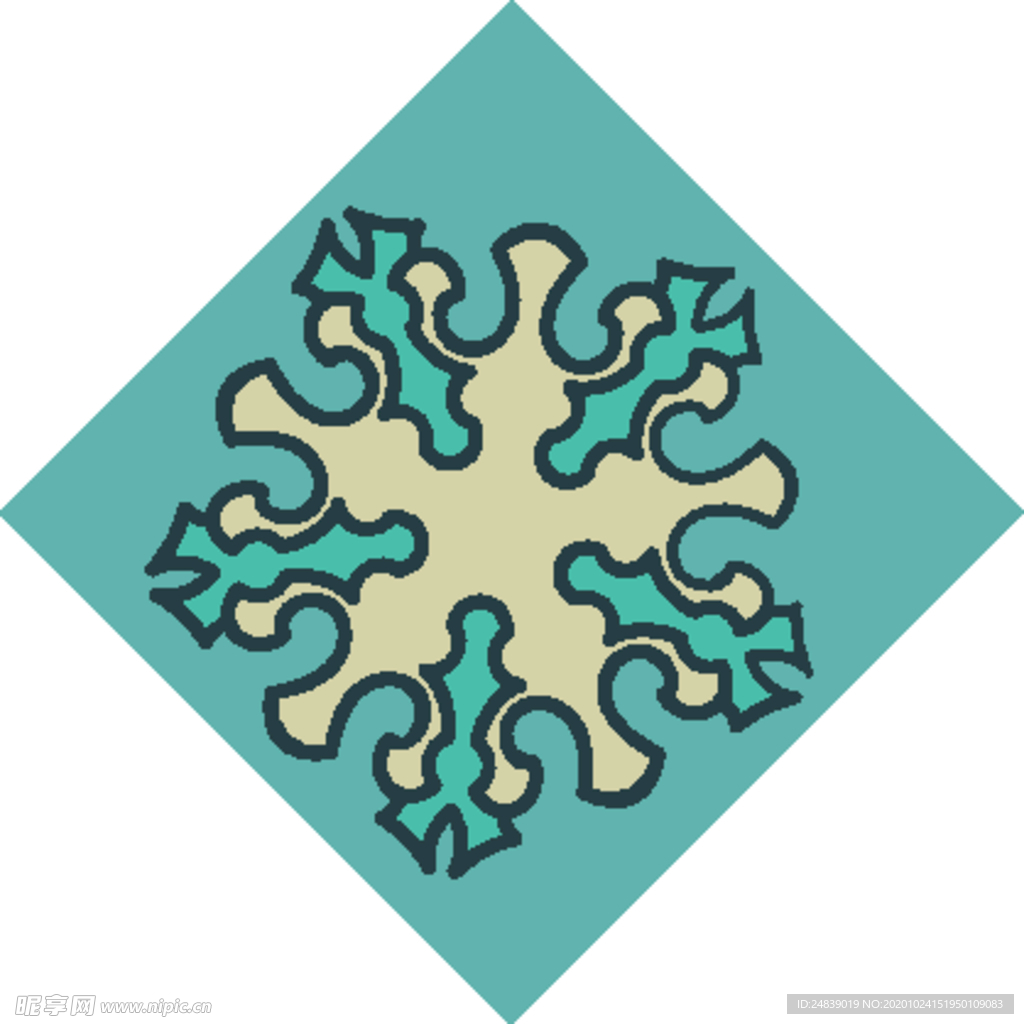 古典少数民族花纹底纹矢量