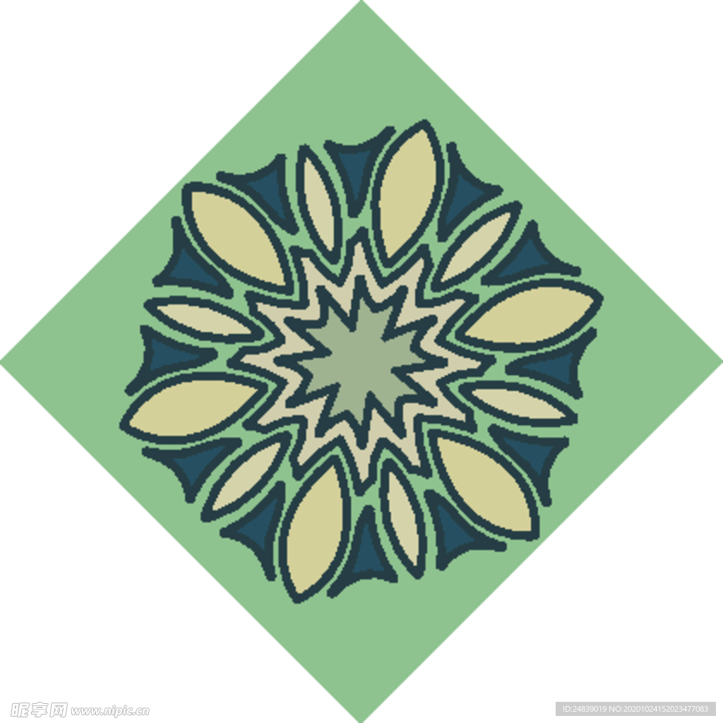 古典少数民族花纹底纹矢量