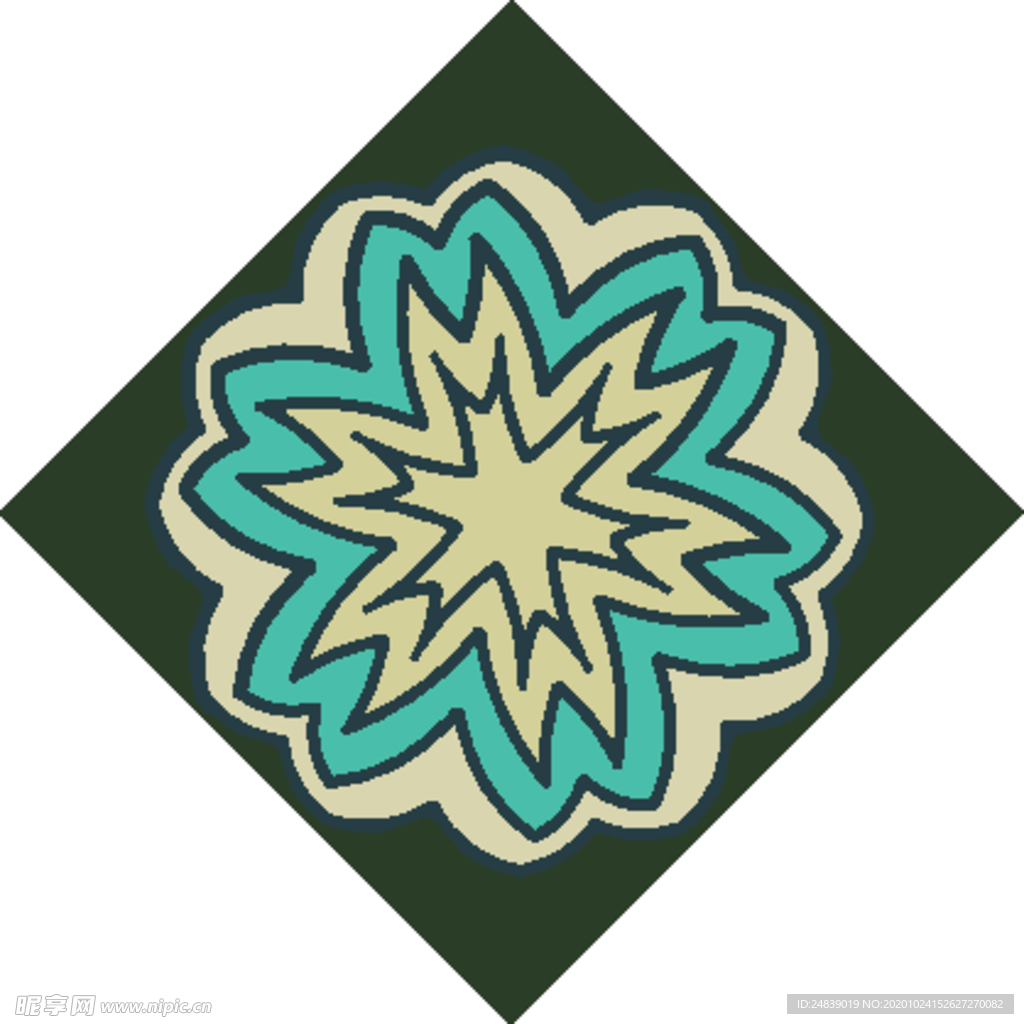 古典少数民族花纹底纹矢量