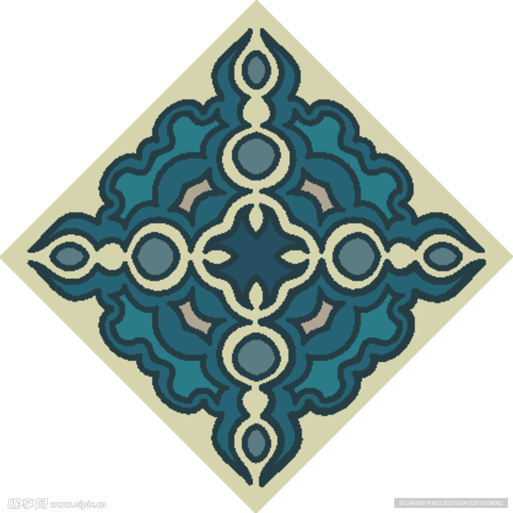 古典少数民族花纹底纹矢量