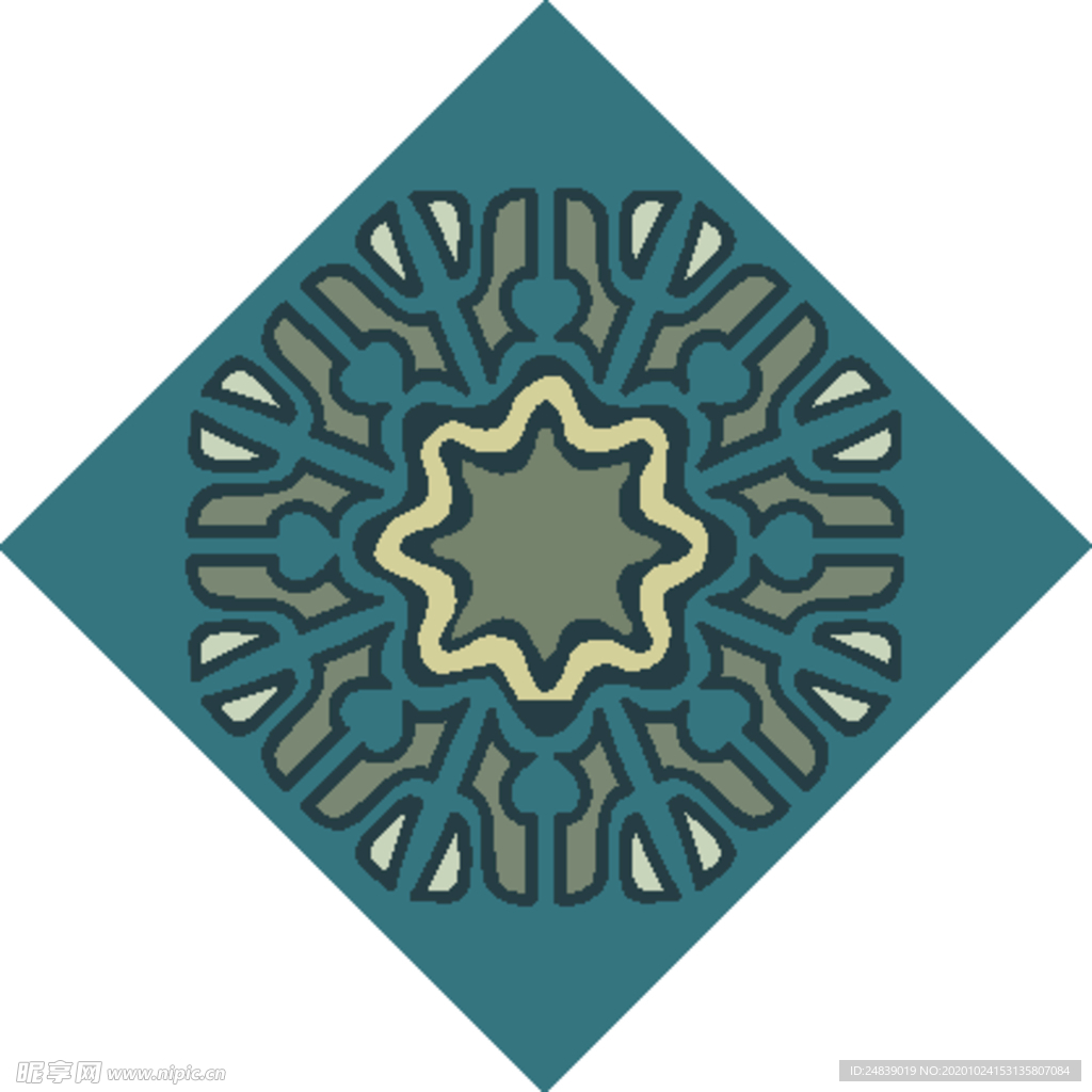 古典少数民族花纹底纹矢量