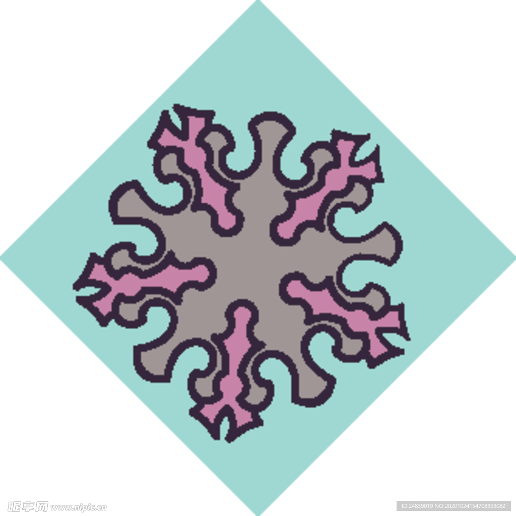 古典少数民族花纹底纹矢量