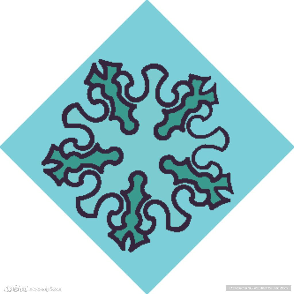 古典少数民族花纹底纹矢量