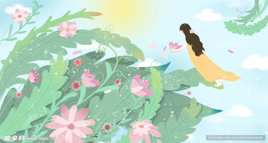 卡通动漫创意插画