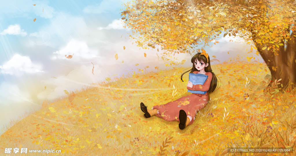 卡通动漫创意插画