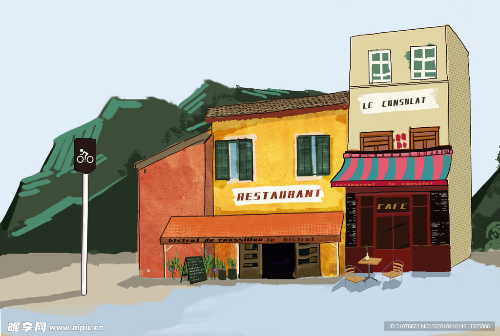 卡通动漫创意插画