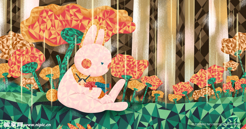 卡通动漫创意插画