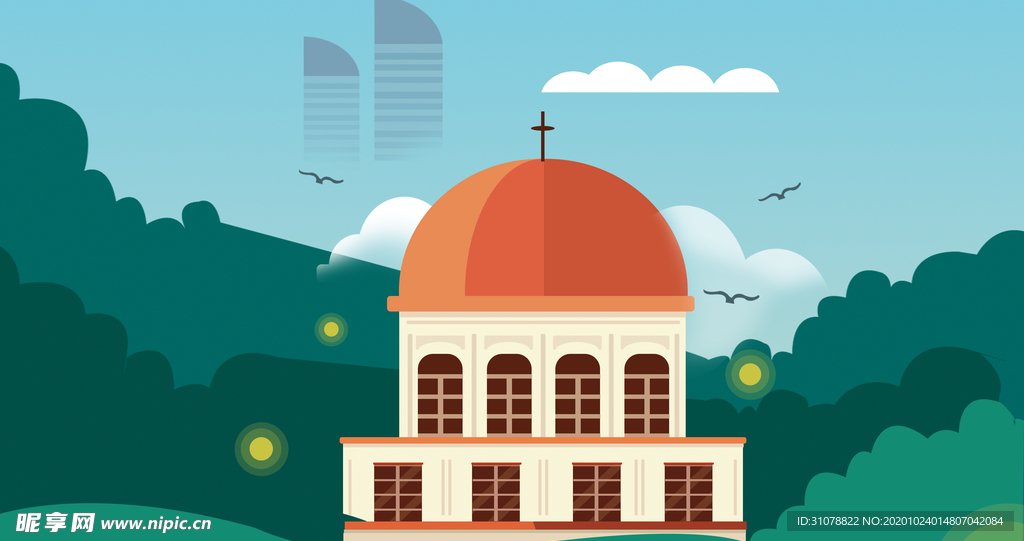 卡通动漫创意插画