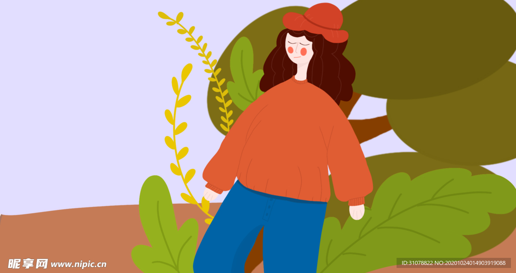 卡通动漫创意插画