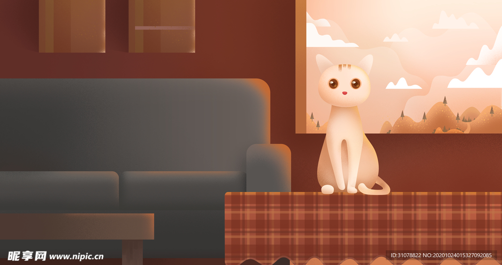 卡通动漫创意插画