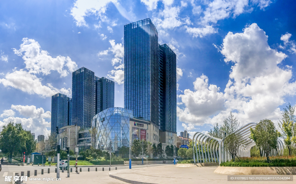 大城市建筑风景摄影