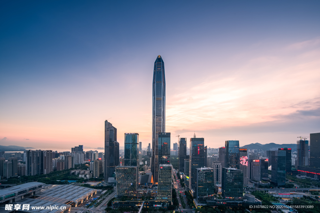 大城市建筑风景摄影