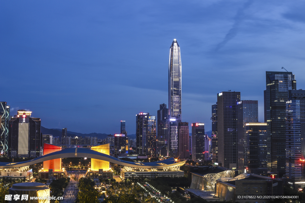 大城市建筑风景摄影