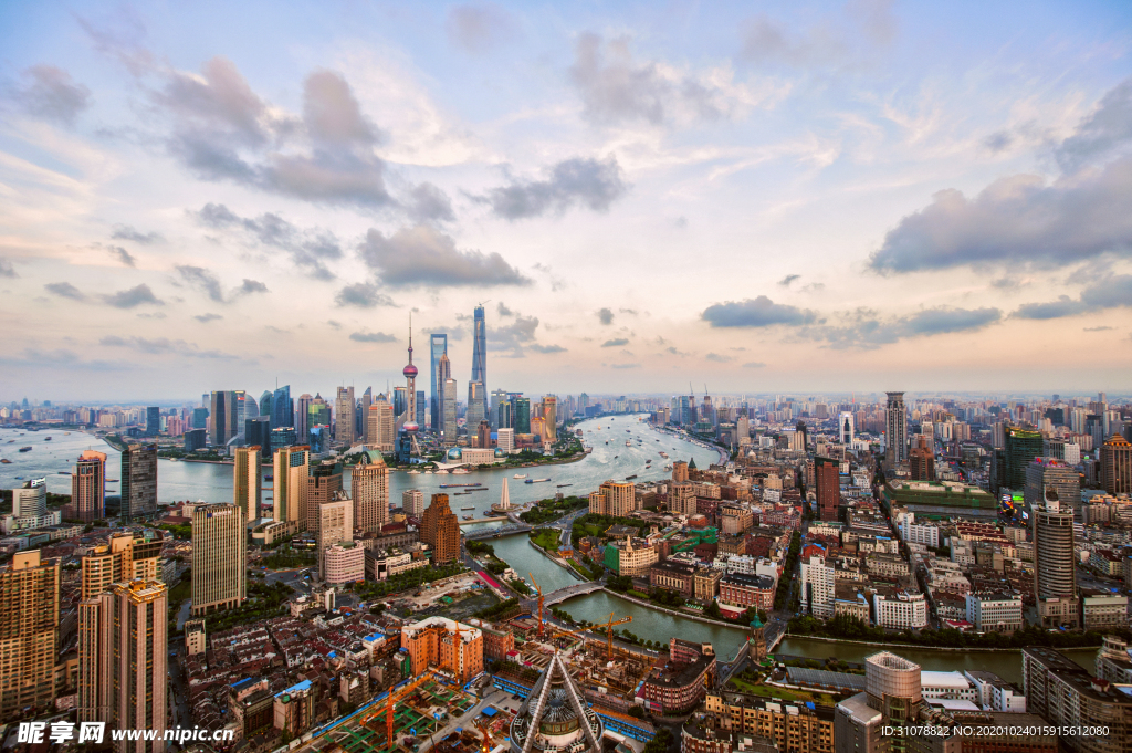 大城市建筑风景摄影