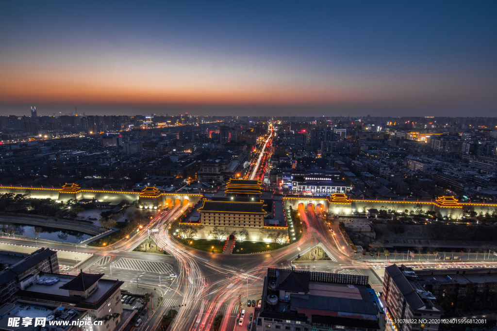 大城市建筑风景摄影