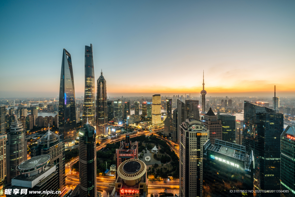 大城市建筑风景摄影