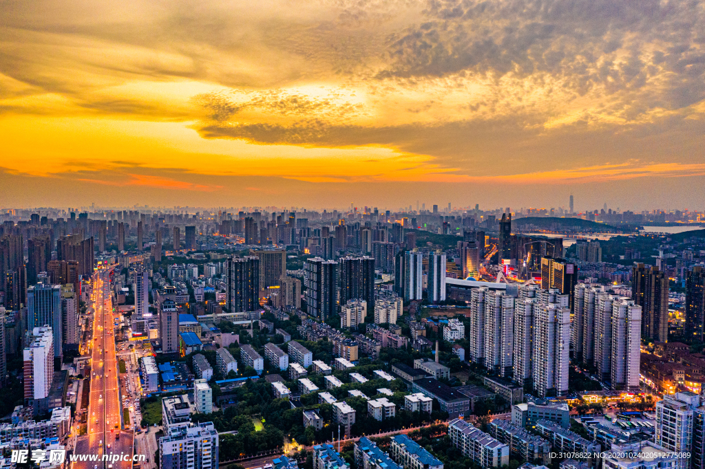 大城市建筑风景摄影