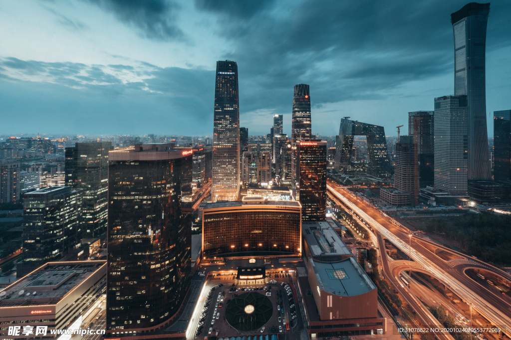 大城市建筑风景摄影