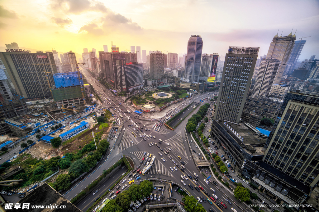 大城市建筑风景摄影