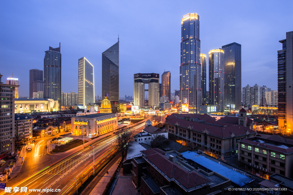 大城市地标建筑风景摄影